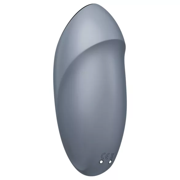 Satisfyer Tap & Climax 1 - vibrátor na klitoris 2v1 - sivý