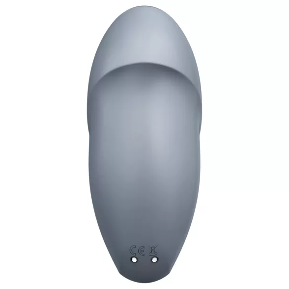 Satisfyer Tap & Climax 1 - vibrátor na klitoris 2v1 - sivý