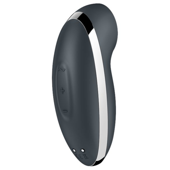 Satisfyer Tap & Climax 2 - vibrátor na klitoris a stimulátor - 2v1, sivý