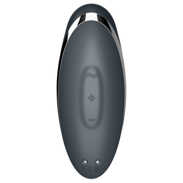 Satisfyer Tap & Climax 2 - vibrátor na klitoris a stimulátor - 2v1, sivý