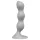 Satisfyer Triple Ball-R - dildó s guľkami - silikón - sivá