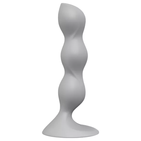 Satisfyer Triple Ball-R - dildó s guľkami - silikón - sivá