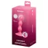 Satisfyer Triple Ball-R - análny vibrátor s guľôčkami - ružový