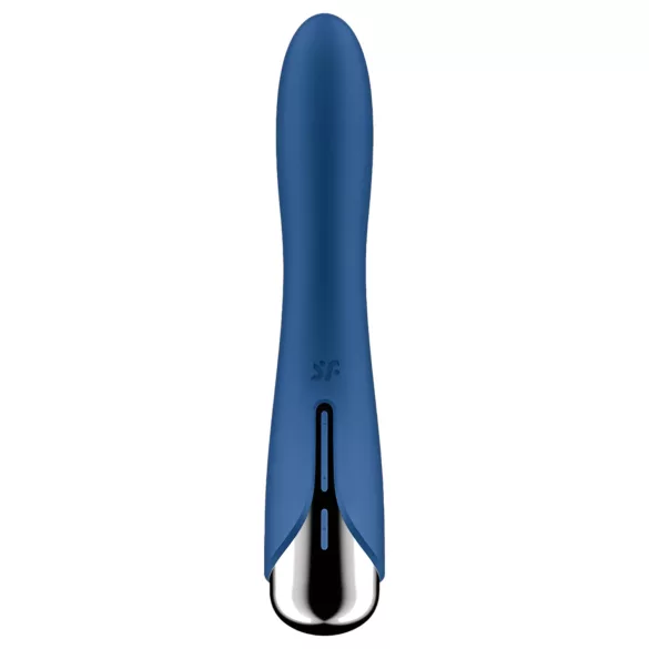 Satisfyer Spinning Vibe 1 - rotačný G-bod vibrátor s otáčavou hlavicou (modrý)
