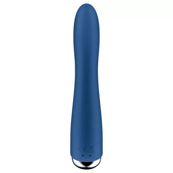 Satisfyer Spinning Vibe 1 - rotačný G-bod vibrátor s otáčavou hlavicou (modrý)
