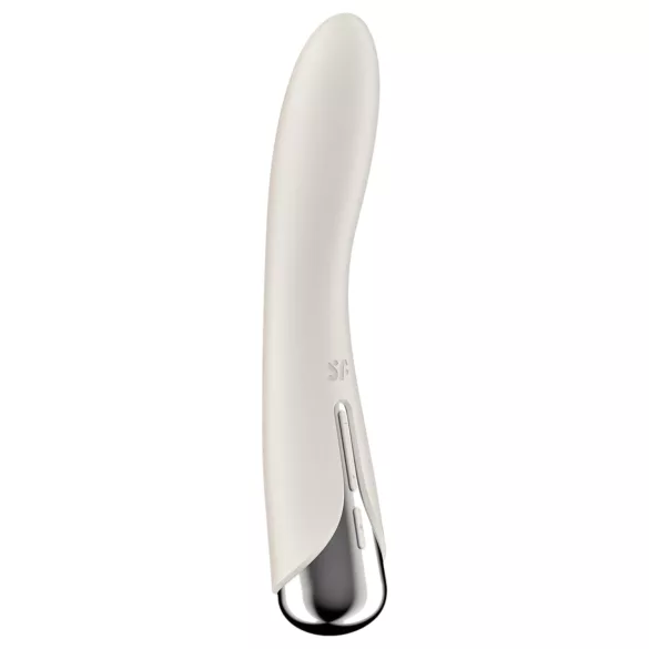Satisfyer - G-bod vibrátor s rotujúcou hlavou - béžový