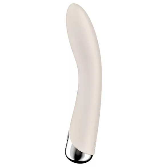 Satisfyer - G-bod vibrátor s rotujúcou hlavou - béžový