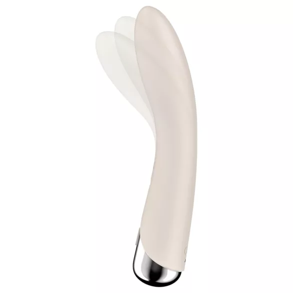 Satisfyer - G-bod vibrátor s rotujúcou hlavou - béžový