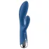 Satisfyer Spinning Rabbit 1 - vibrátor s rotačným klitorálnym ramenom - modrý