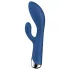Satisfyer Spinning Rabbit 1 - vibrátor s rotačným klitorálnym ramenom - modrý
