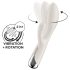 Satisfyer Spinning Rabbit 1 - rotačný vibrátor s klitorisovým ramenom (béžový)