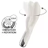 Satisfyer Spinning Rabbit 1 - vibrátor s rotačným klitorálnym ramenom - béžový