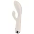 Satisfyer Spinning Rabbit 1 - vibrátor s rotačným klitorálnym ramenom - béžový