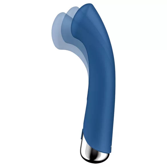 Satisfyer Spinning G-Spot 1 - rotačný G-bod vibrátor s otočnou hlavicou (modrý)