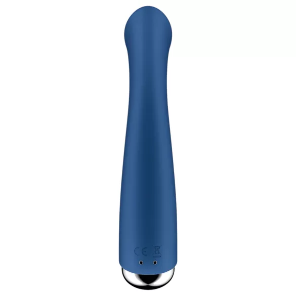 Satisfyer Spinning G-Spot 1 - rotačný G-bod vibrátor s otočnou hlavicou (modrý)