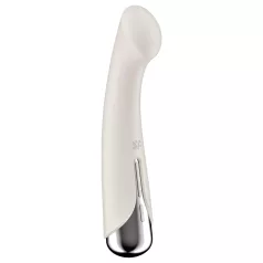   Satisfyer - vibrátor na bod G s rotačnou hlavou - béžový