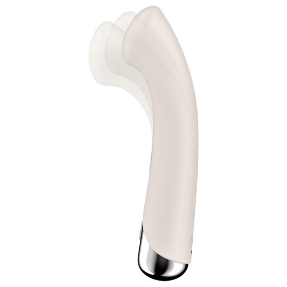 Satisfyer Spinning G-Spot 1 - rotujúca hlavica G-bod vibrátor (béžová)
