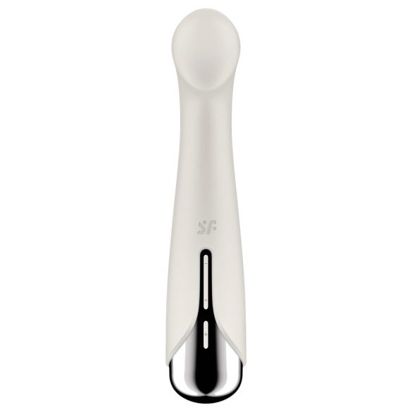 Satisfyer Spinning G-Spot 1 - rotujúca hlavica G-bod vibrátor (béžová)