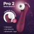 Satisfyer Pro 2 Gen3 - inteligentný vzduchový stimulátor klitorisu (červený)
