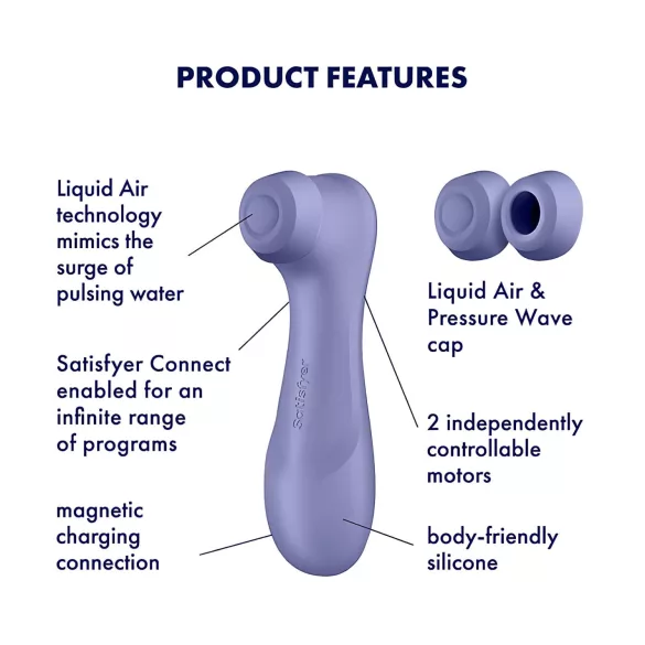Satisfyer Pro 2 Gen3 - stimulátor klitorisu s tlakovými vlnami - fialový