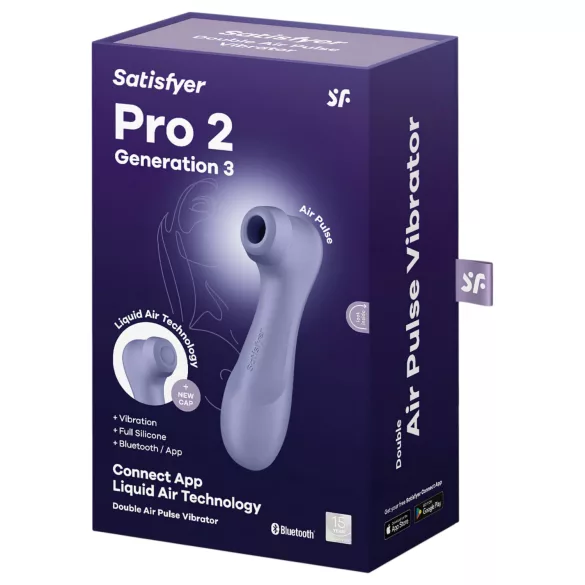 Satisfyer Pro 2 Gen3 - stimulátor klitorisu s tlakovými vlnami - fialový