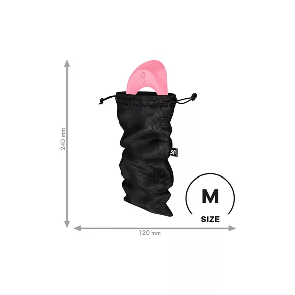 Satisfyer - diskrét úložná taška - stredná veľkosť - čierna