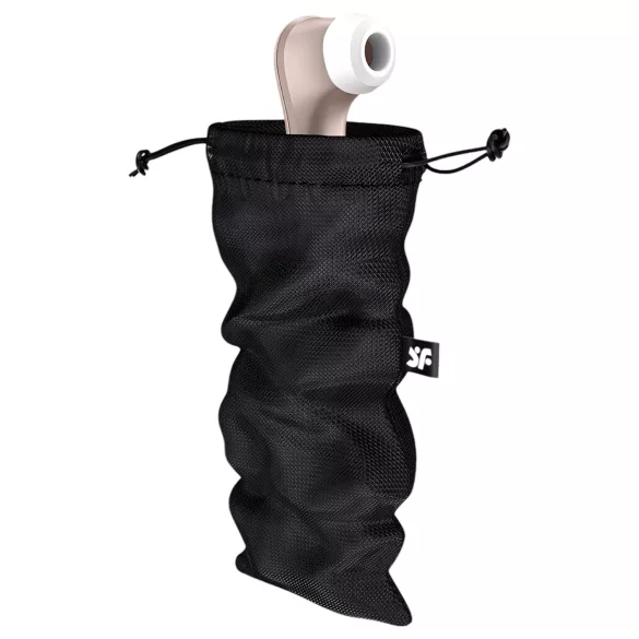 Satisfyer Treasure Bag L - diskrétne úložné vrecko - stredné - čierne