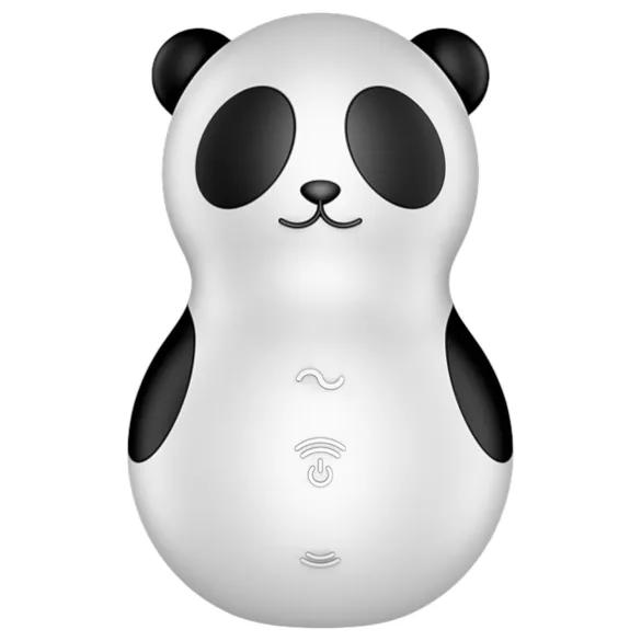 Satisfyer Pocket Panda - stimulátor klitorisu na vlny - čierny
