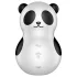Satisfyer Pocket Panda - stimulátor klitorisu na vlny - čierny