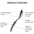 Satisfyer Star Force 1 – oceľové guľôčkové dildo (strieborné)