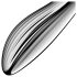Satisfyer Pure Gravity 1 – vrúbkované oceľové dildo (strieborné)