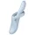 Satisfyer Heat Flex 4 - vibrátor s ohrevom na klitoris - strieborný