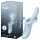 Satisfyer Heat Flex 4 - zohrievajúci vibrátor s ramienkom na klitoris (modrý)