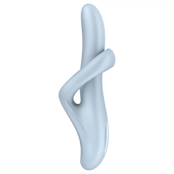 Satisfyer Heat Flex 4 - zohrievajúci vibrátor s ramienkom na klitoris (modrý)