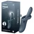 Satisfyer Heat Flex 4 - hrejivý vibrátor s ramenom na klitoris (sivý)