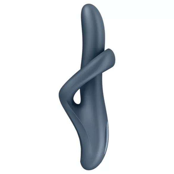 Satisfyer Heat Flex 4 - hrejivý vibrátor s ramenom na klitoris (sivý)