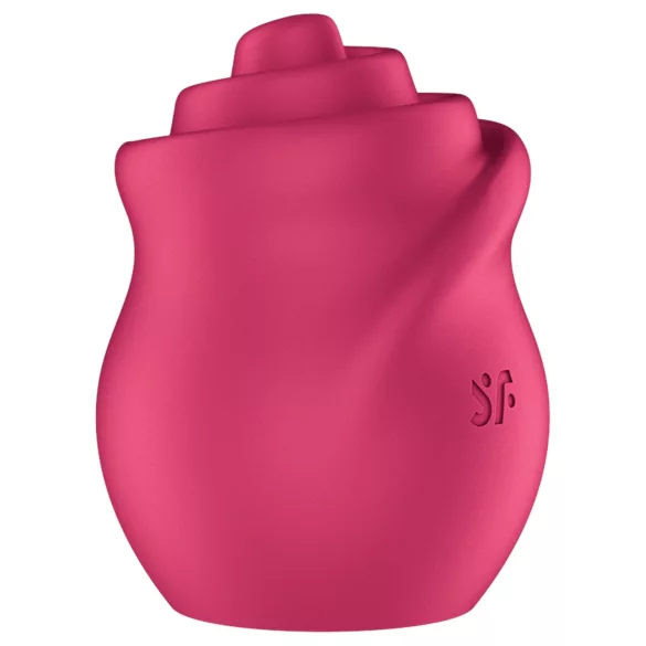 Satisfyer Tongue Twister - rotačný vibrátor na klitoris s jazykom - ružový