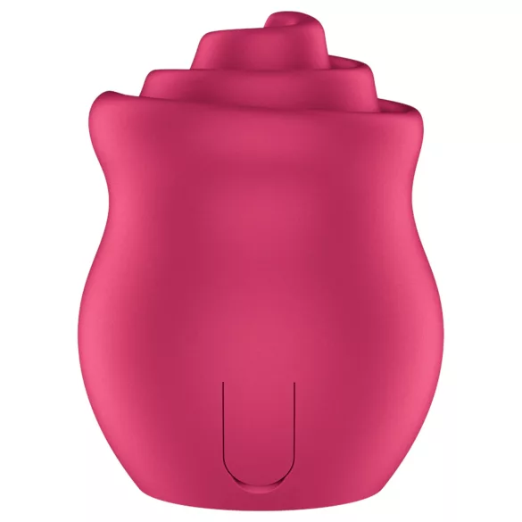 Satisfyer Tongue Twister - rotačný vibrátor na klitoris s jazykom - ružový