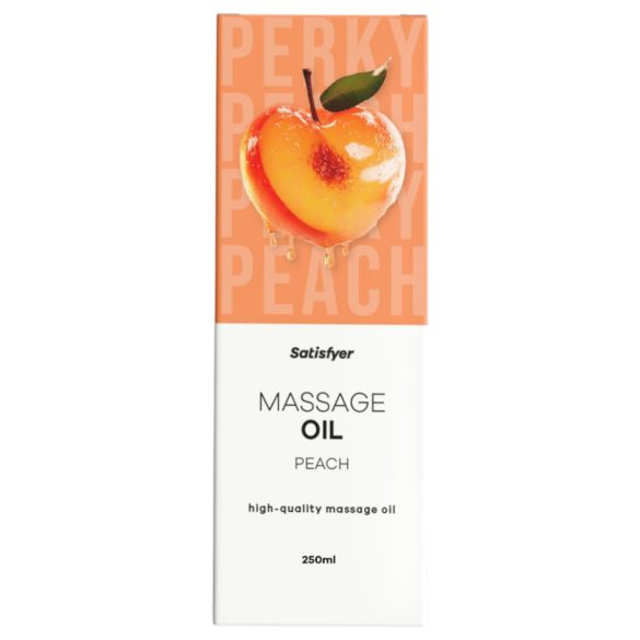 Satisfyer - masážny olej - broskyňa - 250ml