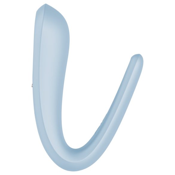 Satisfyer Double Classic - párový vibrátor (modrý)