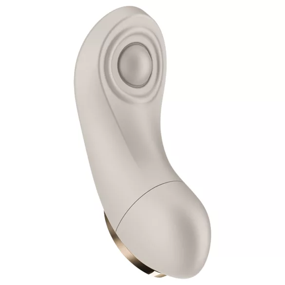 Satisfyer Little Secret - nositeľný vibračný stimulátor do nohavičiek (biely)