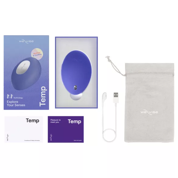 We-Vibe Temp - chladivý-hrejivý dráždidlo klitorisu vibrátor (modrý)