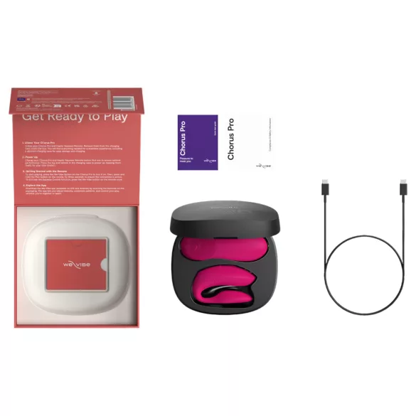 We-Vibe Chorus Pro - párový vibrátor s aplikáciou a diaľkovým ovládaním (ružový)