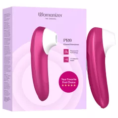   Womanizer Pro - stimulátor klitorisu s tlakovými vlnami (ružový)