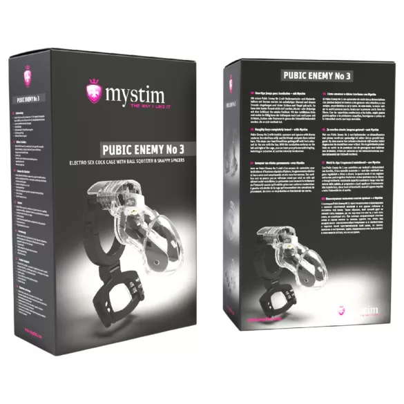 Mystim - elektro penisový klietka - Public Enemy NO 3