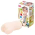 TAMASHII Squeezing Ranch - anime umelá vagína masturbátor (prírodná farba)