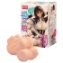 TAMASHII Mother and Daughter - hentai dvojitý umelý vaginálny masturbátor (prírodný)
