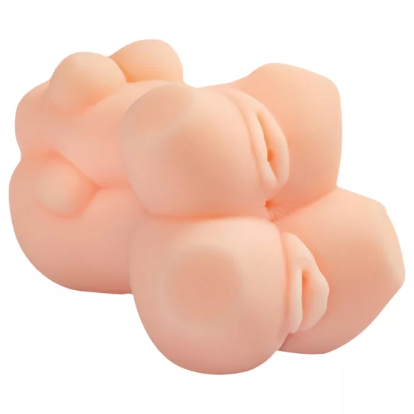 TAMASHII Mother and Daughter - hentai dvojitý umelý vaginálny masturbátor (prírodný)