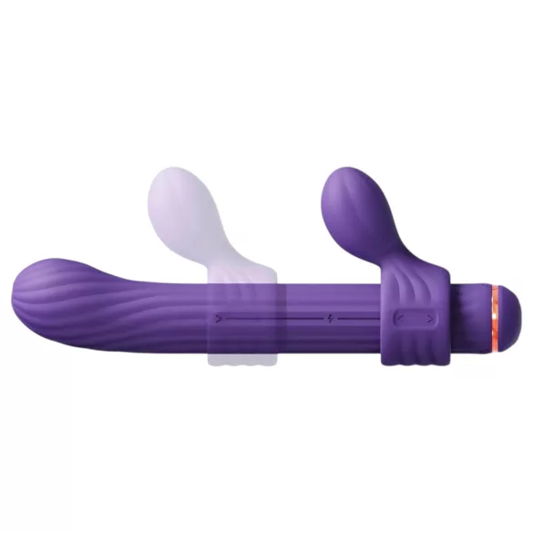 Magic Stick S1 - vibrátor s viacerými funkciami - fialový