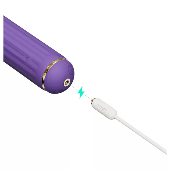 Magic Stick S1 - vibrátor s viacerými funkciami - fialový